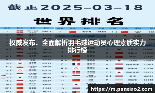 权威发布：全面解析羽毛球运动员心理素质实力排行榜