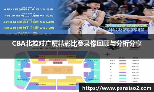 CBA北控对广厦精彩比赛录像回顾与分析分享
