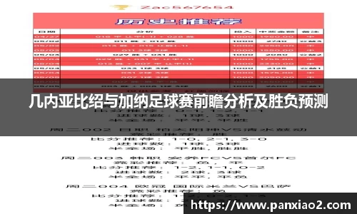 几内亚比绍与加纳足球赛前瞻分析及胜负预测